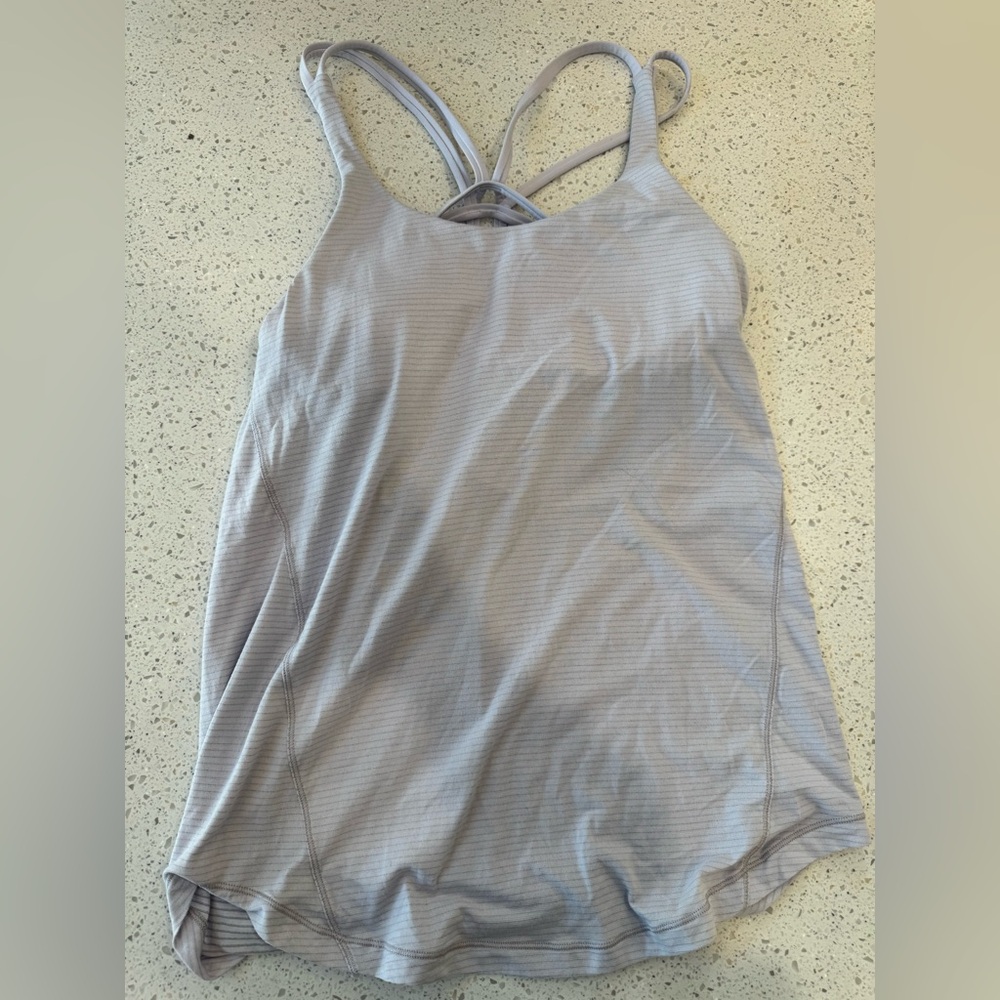 Lululemon light purple tank size 6